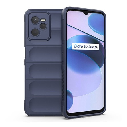 Gigapack Realme C35 Gigapack szilikon telefonvédő ütésállóság, 3D, SÖTÉTKÉK