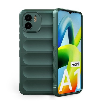 Gigapack Redmi A2 Gigapack Szilikon telefonvédő ütésállóság, 3D, SÖTÉTZÖLD