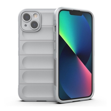 Gigapack iPhone 13 Gigapack szilikon telefonvédő ütésállóság, 3D, VILÁGOSSZÜRKE