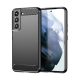 Gigapack Samsung S23 Gigapack szilikon telefonvédő ütésállóság, karbon minta, FEKETE