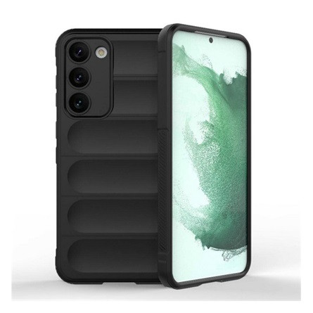 Gigapack Samsung S23 Gigapack szilikon telefonvédő ütésállóság, 3D, FEKETE