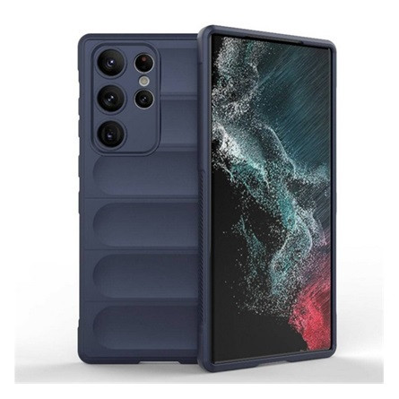 Gigapack Samsung S23 Ultra Gigapack szilikon telefonvédő ütésállóság, 3D, SÖTÉTKÉK