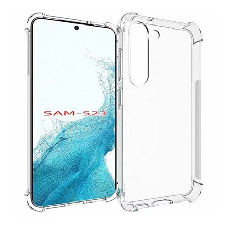 Gigapack Samsung S23 Plus Gigapack szilikon telefonvédő ütésállóság, légpárnás sarok, ÁTLÁTSZÓ