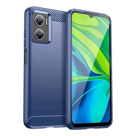 Gigapack Redmi 10 5G GIGAPACK Szilikon telefonvédő ütésállóság, karbon minta, SÖTÉTKÉK