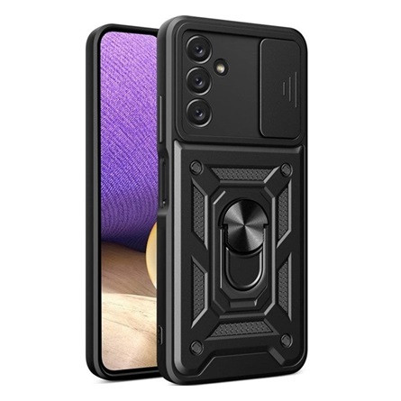 Gigapack Samsung A14 4G Gigapack Defender szilikon telefonvédő ütésállóság, kameravédő, FEKETE