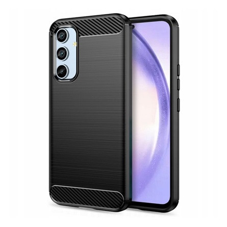 Gigapack Samsung A54 5G Gigapack szilikon telefonvédő ütésállóság, karbon minta, FEKETE