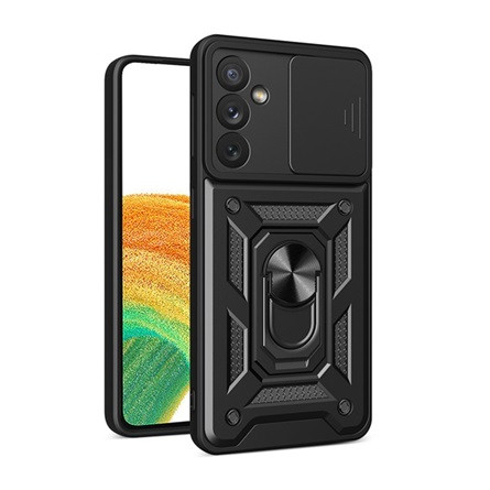 Gigapack Samsung A34 5G Gigapack Defender szilikon telefonvédő ütésállóság, kameravédő, FEKETE