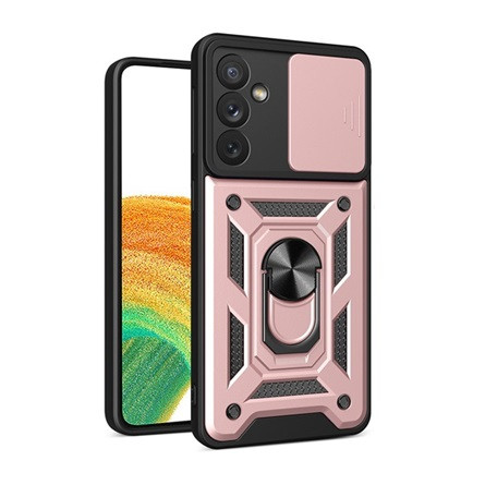 Gigapack Samsung A34 5G Gigapack Defender szilikon telefonvédő ütésállóság, kameravédő, ROZÉARANY