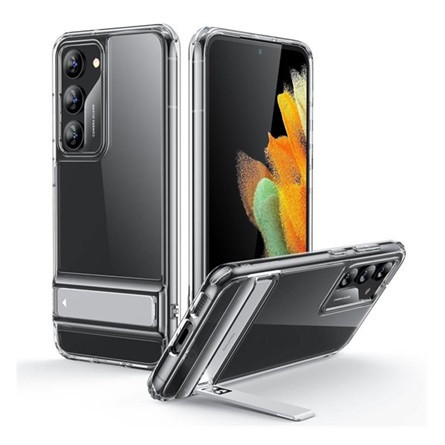 Esr Samsung S23 Plus ESR AIR SHIELD BOOST szilikon telefonvédő ütésállóság, kitámasztó, ÁTLÁTSZÓ