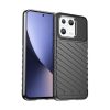 Gigapack Xiaomi 13 Gigapack szilikon telefonvédő ütésállóság, dombor minta, FEKETE