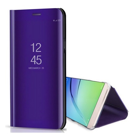 Gigapack Samsung S23 Ultra Gigapack tok álló aktív FLIP, tükrös, LILA