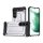 Gigapack Samsung S23 Plus Gigapack Defender szilikon telefonvédő ütésállóság, fémhatás, EZÜST