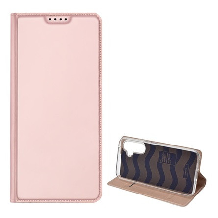 Dux Ducis Samsung A54 5G DUX DUCIS SKIN PRO tok álló, bőr hatású FLIP, asztali tartó, RÓZSASZÍN