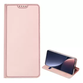   Dux Ducis Xiaomi 13 Pro DUX DUCIS SKIN PRO tok álló, bőr hatású FLIP, asztali tartó, RÓZSASZÍN
