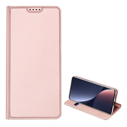 Dux Ducis Xiaomi 13 Pro DUX DUCIS SKIN PRO tok álló, bőr hatású FLIP, asztali tartó, RÓZSASZÍN