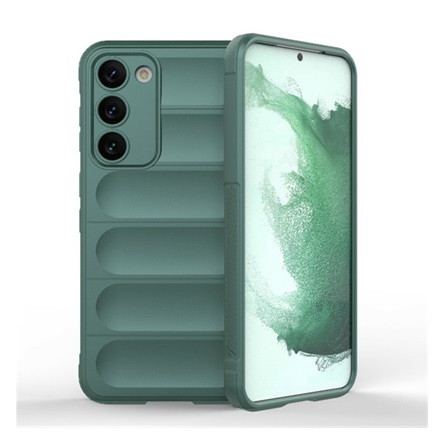 Gigapack Samsung S23 Plus Gigapack szilikon telefonvédő ütésállóság, 3D, SÖTÉTZÖLD