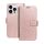 gigapack iPhone 14 Pro GIGAPACK Tok álló, bőr hatású FLIP, mandala, ROZÉARANY
