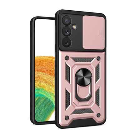 Gigapack Samsung A14 4G Gigapack Defender szilikon telefonvédő ütésállóság, kameravédő, RÓZSASZÍN