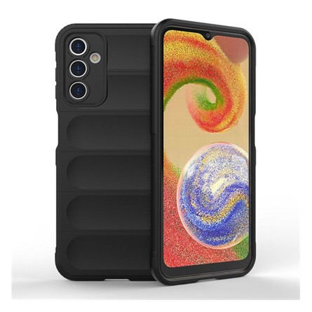 Gigapack Samsung A14 4G Gigapack Szilikon telefonvédő ütésállóság, 3D, FEKETE