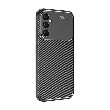 Gigapack Samsung A34 5G Gigapack szilikon telefonvédő ütésállóság, karbon minta, FEKETE