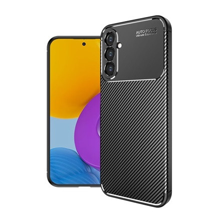 Gigapack Samsung A54 5G Gigapack szilikon telefonvédő ütésállóság, karbon minta, FEKETE