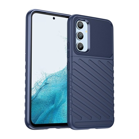 Gigapack Samsung A54 5G Gigapack szilikon telefonvédő ütésállóság, dombor minta, SÖTÉTKÉK