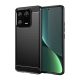 Gigapack Xiaomi 13 Pro Gigapack szilikon telefonvédő ütésállóság, karbon minta, FEKETE