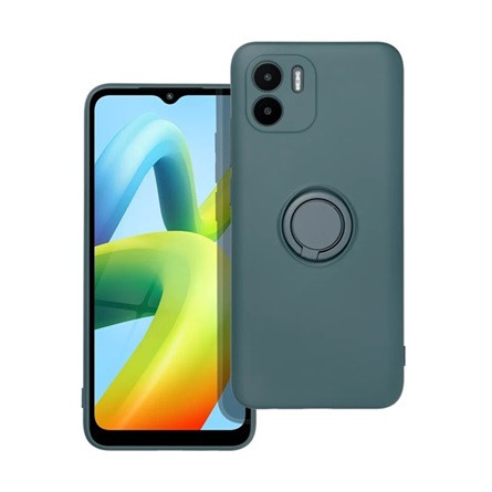 Gigapack Redmi A2 Gigapack Szilikon telefonvédő tartógyűrű, kameravédő, SÖTÉTZÖLD