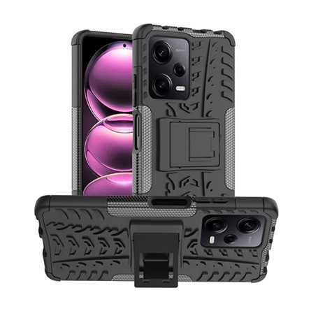 Gigapack Redmi Note 12 Pro 5G Gigapack Defender szilikon telefonvédő ütésállóság, autógumi, FEKETE