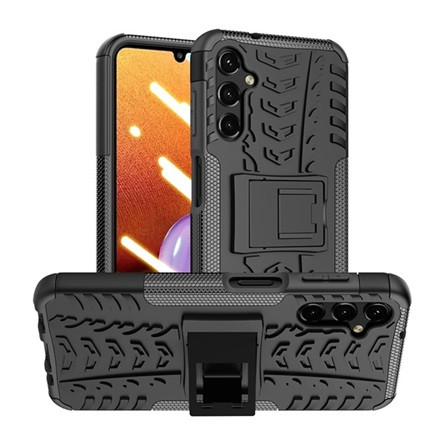 Gigapack Samsung A14 5G Gigapack Defender szilikon telefonvédő ütésállóság, autógumi, FEKETE