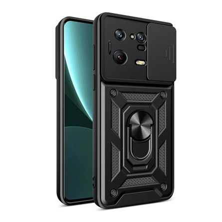 Gigapack Xiaomi 13 Pro Gigapack Defender szilikon telefonvédő ütésállóság, kameravédő, FEKETE