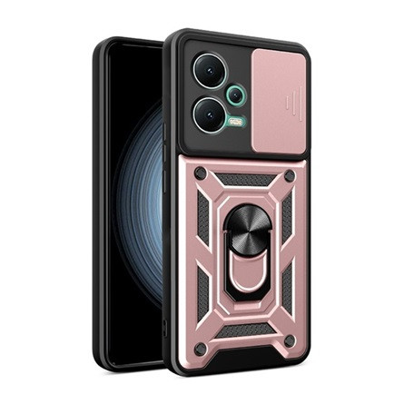 Gigapack Redmi Note 12 5G Gigapack Defender szilikon telefonvédő ütésállóság, kameravédő, ROZÉARANY