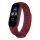 Devia Xiaomi Mi Band 6 DEVIA DELUXE SPORT pótszíj egyedi méret, állítható, BORDÓ