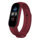 Devia Xiaomi Mi Band 6 DEVIA DELUXE SPORT pótszíj egyedi méret, állítható, BORDÓ
