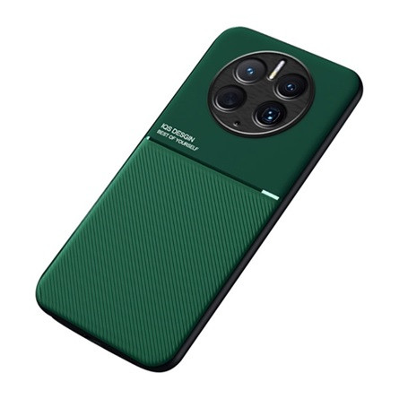 Gigapack Huawei Mate 50 Pro Gigapack Szilikon telefonvédő ütésállóság, csíkos, SÖTÉTZÖLD