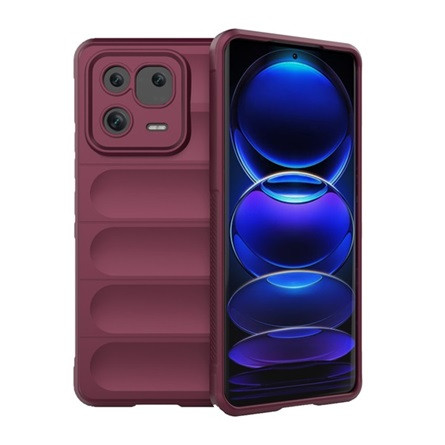 Gigapack Xiaomi 13 Pro Gigapack szilikon telefonvédő ütésállóság, 3D, BORDÓ