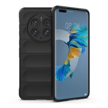 Gigapack Huawei Mate 50 Pro Gigapack szilikon telefonvédő ütésállóság, 3D, FEKETE