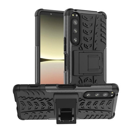 Gigapack Sony Xperia 5 IV Gigapack Defender szilikon telefonvédő ütésállóság, autógumi, FEKETE