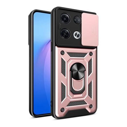 Gigapack Oppo Reno 8 Pro Gigapack Defender szilikon telefonvédő ütésállóság, kameravédő, RÓZSASZÍN