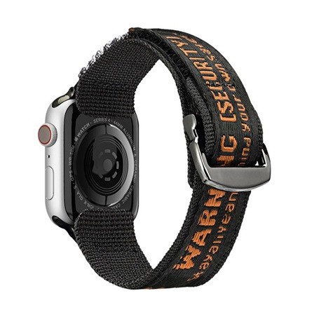 Dux Ducis Apple Watch Series 10 46mm DUX DUCIS pótszíj egyedi méret, állítható, NARANCSSÁRGA