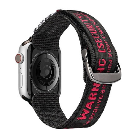 Dux Ducis Apple Watch Series 10 46mm DUX DUCIS pótszíj egyedi méret, állítható, PIROS
