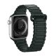 Dux Ducis Apple Watch Series 10 42mm DUX DUCIS pótszíj egyedi méret, mágneses, SÖTÉTZÖLD