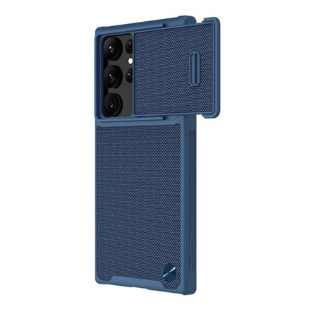 Nillkin Samsung S23 Ultra NILLKIN TEXTURED S szilikon telefonvédő wireless, kameravédő, SÖTÉTKÉK
