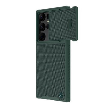 Nillkin Samsung S23 Ultra NILLKIN TEXTURED S szilikon telefonvédő wireless, kameravédő, SÖTÉTZÖLD