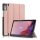 Gigapack Lenovo Tab M9 Gigapack Tok álló, bőr hatású aktív FLIP, asztali tartó, ROZÉARANY