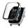 Gigapack Amazfit GTS 4 Mini Gigapack Műanyag keret ütésálló + kijelzővédő üveg ÁTLÁTSZÓ