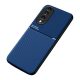 Gigapack Honor 70 Gigapack Szilikon telefonvédő ütésállóság, csíkos, SÖTÉTKÉK