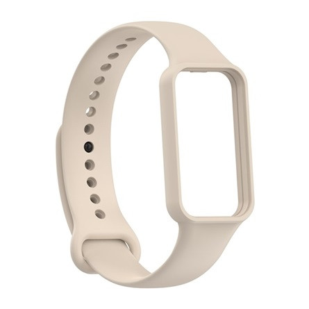 Gigapack Amazfit Band 7 Gigapack pótszíj egyedi méret, szilikon, CSONTFEHÉR