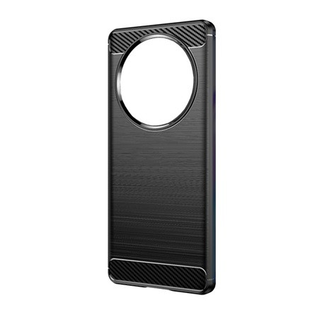 Gigapack Honor Magic5 Lite 5G Gigapack szilikon telefonvédő ütésállóság, karbon minta, FEKETE
