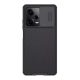 Nillkin Xiaomi Poco X5 Pro 5G NILLKIN CAMSHIELD PRO szilikon telefonvédő ütésállóság, csíkos, FEKETE